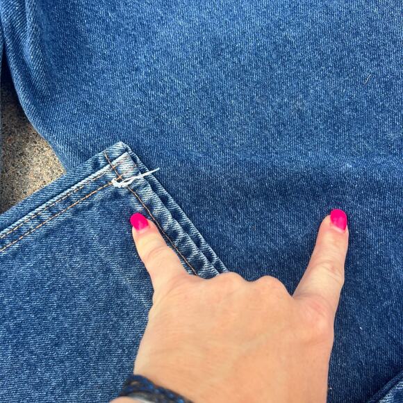 Vintage 80s Chic High Rise Wedgie Fit Straight Leg Mom Jeans Size 11 - Picture 6 of 6